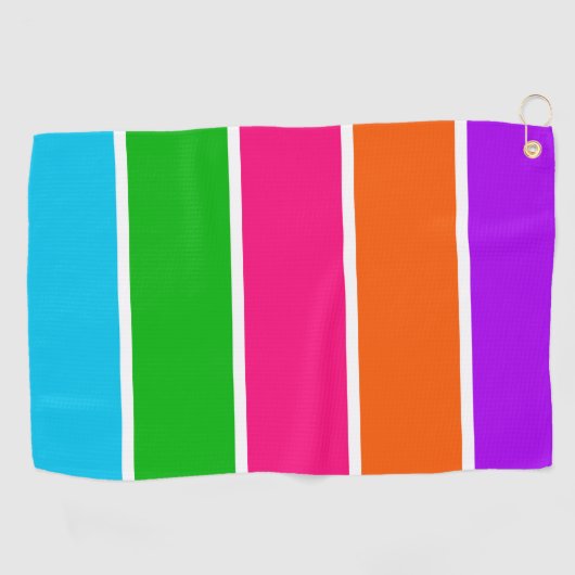 Serviette De Golf Sherbet Stripes (Horizontal)