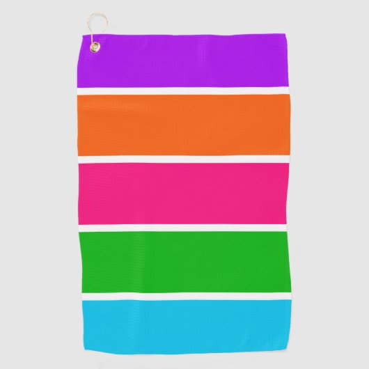 Serviette De Golf Sherbet Stripes (Devant)