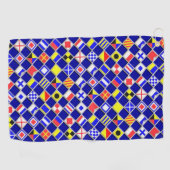 Serviette De Golf Signal nautique Indicateurs Vérificateurs Décor su (Horizontal)