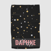 Serviette De Golf Signature Golf, mode "Daphne Pritti" chic DK (Devant)