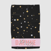 Serviette De Golf Signature Golf, mode "Daphne Pritti" chic DK (Devant)