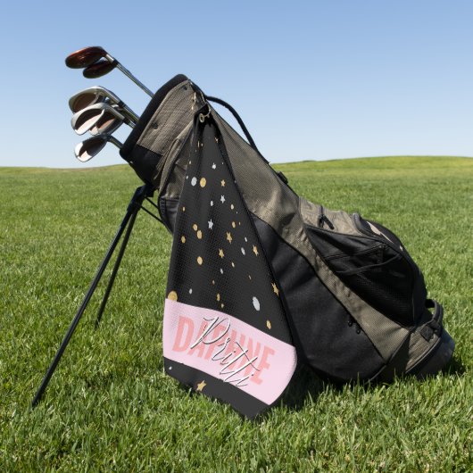 Serviette De Golf Signature Golf, mode "Daphne Pritti" chic DK (Vert)