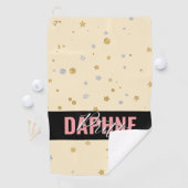 Serviette De Golf Signature Golf, mode "Daphne Pritti" chic LT (En situation)