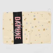 Serviette De Golf Signature Golf, mode "Daphne Pritti" chic LT (Horizontal)