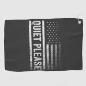 Serviette De Golf S'Il Vous Plaît Trump Harris Débat Président (Horizontal)