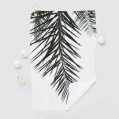 Serviette De Golf Silhouette feuille de palme (En situation)