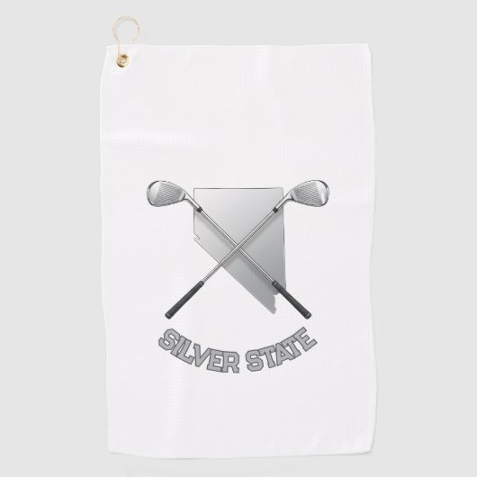Serviette De Golf Silver State Nevada (Devant)