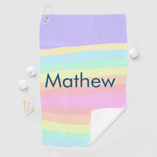 Serviette De Golf simple lettre initiale monogramme ajouter votre no (En situation)