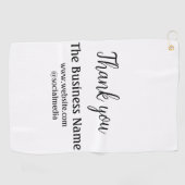 Serviette De Golf Simple merci d'ajouter des détails de nom d'entrep (Horizontal)