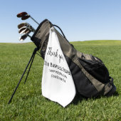 Serviette De Golf Simple merci d'ajouter des détails de nom d'entrep (Vert)