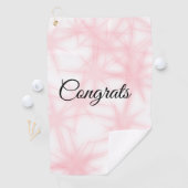 Serviette De Golf Simple minimal congratulations add your text name (En situation)