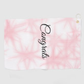 Serviette De Golf Simple minimal congratulations add your text name (Horizontal)