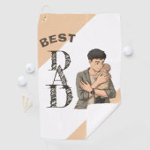 Serviette De Golf Simple Premier Papa Anime Style (En situation)