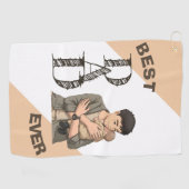 Serviette De Golf Simple Premier Papa Anime Style (Horizontal)