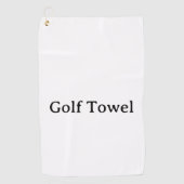 Serviette De Golf Simple Professionnel 16" x 24" (Devant)