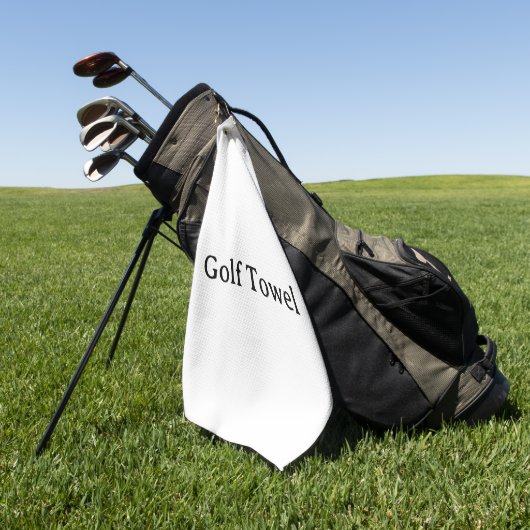 Serviette De Golf Simple Professionnel 16" x 24" (Vert)