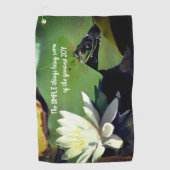 Serviette De Golf Simple Thèmes Frog Citation Inspirationnelle  (Devant)