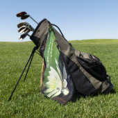 Serviette De Golf Simple Thèmes Frog Citation Inspirationnelle  (Vert)