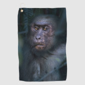 Serviette De Golf Singe dans la jungle (Devant)