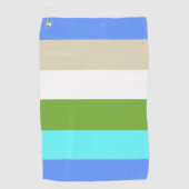 Serviette De Golf Sint Maarten couleur de plage (Devant)
