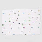 Serviette De Golf Ski alpin d'hiver Ski Ski Ski Motif (Horizontal)