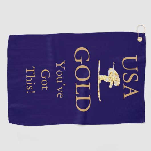 Serviette De Golf Skier (Horizontal)