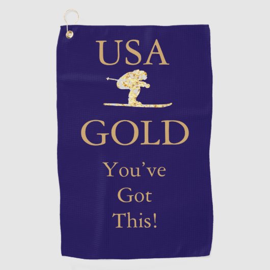 Serviette De Golf Skier (Devant)