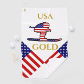 SERVIETTE DE GOLF SKIEUR (En situation)