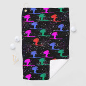 SERVIETTE DE GOLF SKIEUR D'HIVER (En situation)