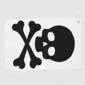 Serviette De Golf Skulls Bones (Horizontal)