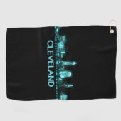 Serviette De Golf Skyline Cleveland (Horizontal)