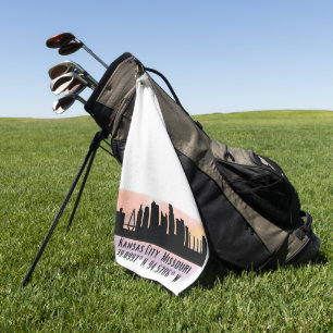 Serviette De Golf Skyline de la ville de Kansas