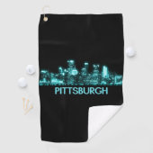 Serviette De Golf Skyline de Pittsburgh (En situation)