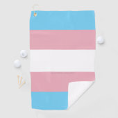 Serviette De Golf SlipperyJoe's transgenre pride drapeau de la diver (En situation)