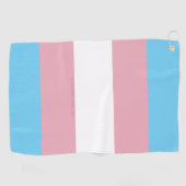 Serviette De Golf SlipperyJoe's transgenre pride drapeau de la diver (Horizontal)