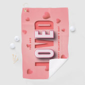 Serviette De Golf SlipperyJoe's Valentine's Day gifts romantic tone (En situation)