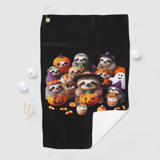Serviette De Golf Sloth Belle paresse classique T-shirt (En situation)