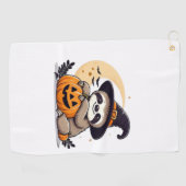 Serviette De Golf Sloth Halloween Motif Cute Classic T-Shirt (Horizontal)