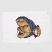 Serviette De Golf Sloth Halloween Vampire classique T-shirt (Horizontal)