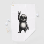 Serviette De Golf Sloth Rocking Dance (En situation)