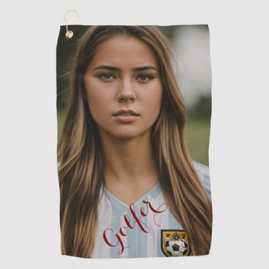 Serviette de golf Smart Golfer Girl (Devant)