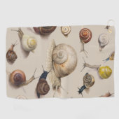 Serviette De Golf Snail Slug Garden Pet Gastropod (Horizontal)