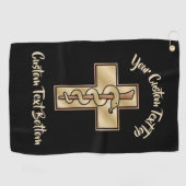 Serviette De Golf Snake on Cross (Horizontal)