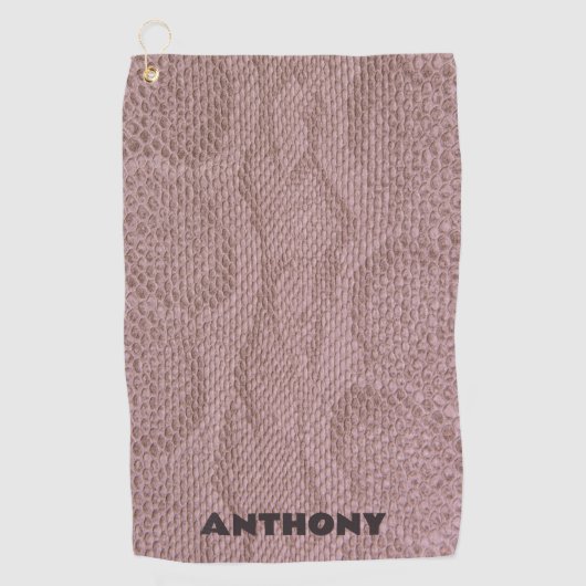 Serviette De Golf Snakeskin tendance (Devant)