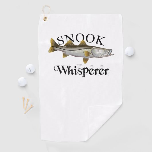 Serviette De Golf Snook Whisperer Light Fishing Towne (En situation)