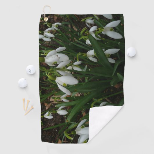 Serviette De Golf Snowdrops I (En situation)