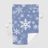 Serviette De Golf Snowflakes Personnaliser graphique Arrière - plan (En situation)