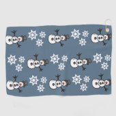 Serviette De Golf Snowman (Horizontal)