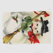 Serviette De Golf Snowman 001 (Horizontal)