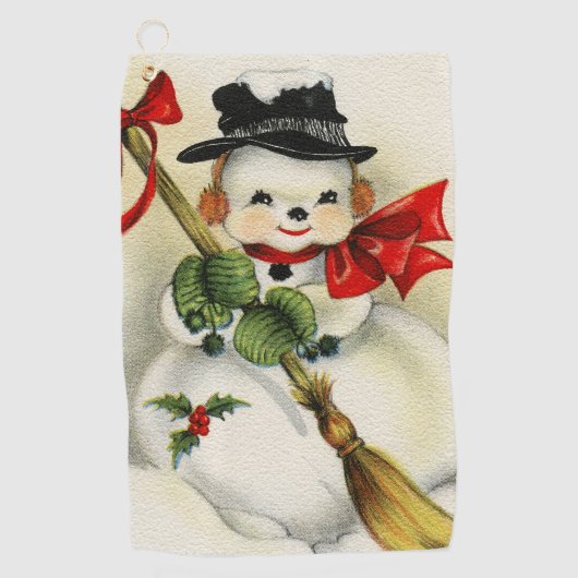 Serviette De Golf Snowman 001 (Devant)